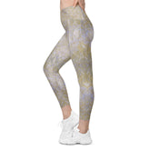 Organic Grip Texture Crossover Leggings with Pockets